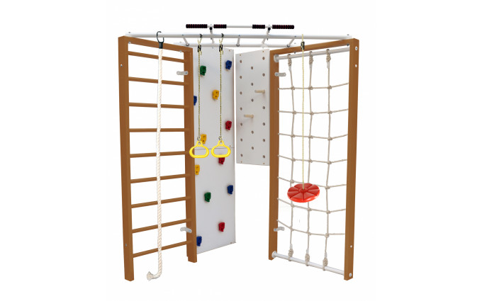 Шведская стенка Kampfer Fantastic (№2 Ореховый красная лиана) Шведская стенка Kampfer Fantastic (№2 Ореховый красная лиана)