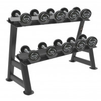 Комплект PVC гантелей 40-50кг (5пар) со стойкой